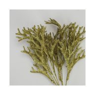 Csillámos szarvasagancs csokor arany – koszorúhoz, természetes dekorációhoz