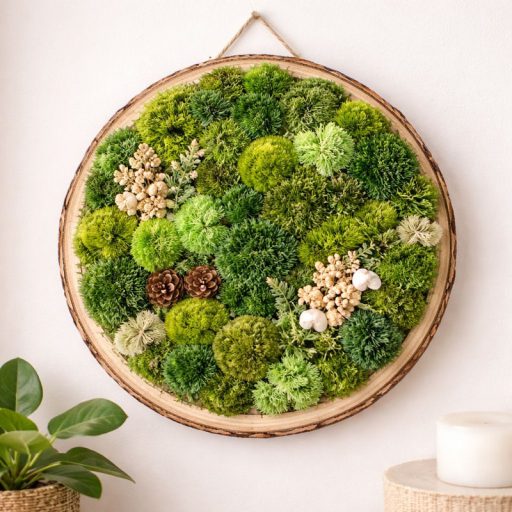 Fa szelet alátét 20-22cm – festéshez, decoupage technikához