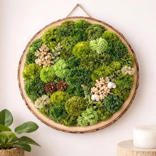 Fa szelet alátét 20-22cm – festéshez, decoupage technikához