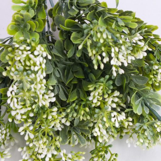 Mini korall csokor fehér 2 db/csom