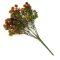 Mini pozsgás csokor barna – virágdekorációhoz, koszorúhoz