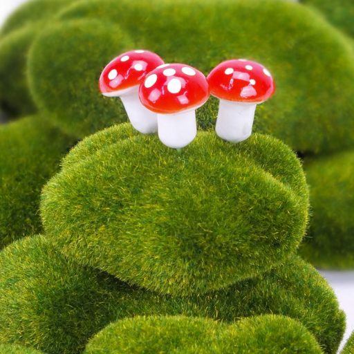 Dekoratív moha kövek 15db/cs – kerti és otthoni dekorációhoz