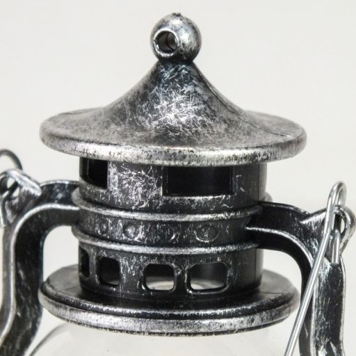 Ledes lámpás mécses - ezüst