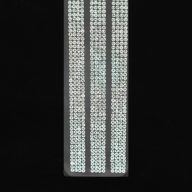 Öntapadós strassz csíkok - ezüst