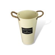 Bádog váza 19x30cm – kosárfonáshoz, dekorációhoz – Vessző és bambusz kosarak, tárolók, kaspók