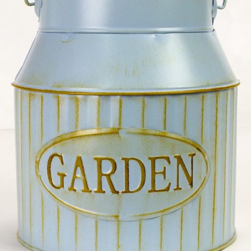 Bádog sajtár kék – kosárfonáshoz, dekorációhoz – Vessző és bambusz kosarak, tárolók, kaspók