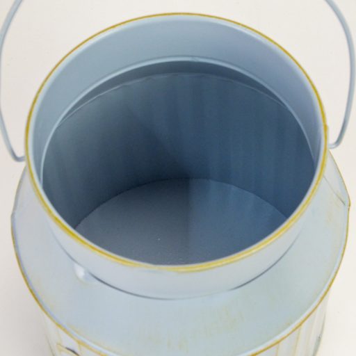 Bádog sajtár kék – kosárfonáshoz, dekorációhoz – Vessző és bambusz kosarak, tárolók, kaspók