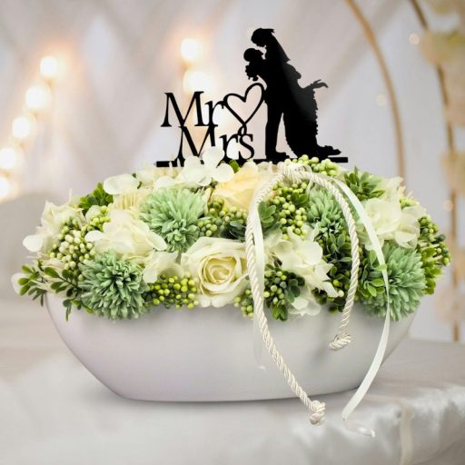 Fehér dekor tál 30x8,5cm – kosárfonáshoz, dekorációhoz