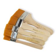 Kreatív ecset szett - lapos 5db/csomag – kreatív hobby projektekhez