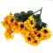 Napraforgó csokor 15fejes 2db/csomag – virágdekorációhoz, koszorúhoz
