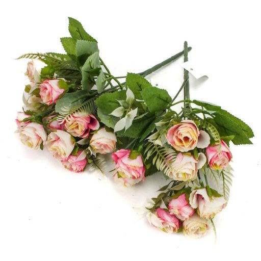 Rózsacsokor rózsaszín 10fejes