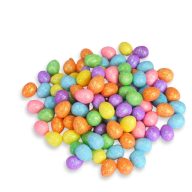 Csillámos polisztirol tojás vegyes színek 1,5*1,8cm 100db/cs – húsvéti dekorációhoz