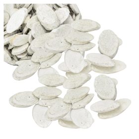 Fehér ovális faszeletek 5-6cm 0,5kg/csomag
