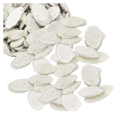 Fehér ovális faszeletek 5-6cm 0,5kg/csomag