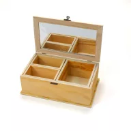 Natúr ékszertartó – festéshez, decoupage technikához