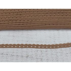 Mogyoró pamut csipke 1cm*2méter