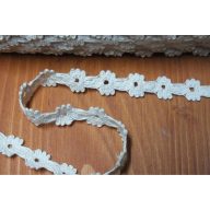 Ekrü pamut csipke 1,5cm*2méter – kreatív dekorációhoz