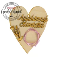 Csináld magad - Anyák napi szív "Anyukámnak Szeretettel" – anyák napi dekorációhoz