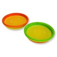 1db Citronella gyertya agyag tálban 15x4cm – ajtódíszhez, koszorúalapnak