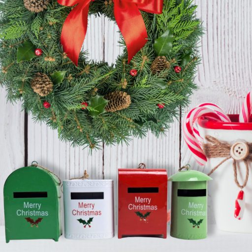 Fém postaláda 9cm – koszorúkészítéshez – Koszorú alapok, asztal- és ajtódísz kellékek