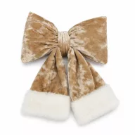  Bársonyos Textil masni 21cm 48/#