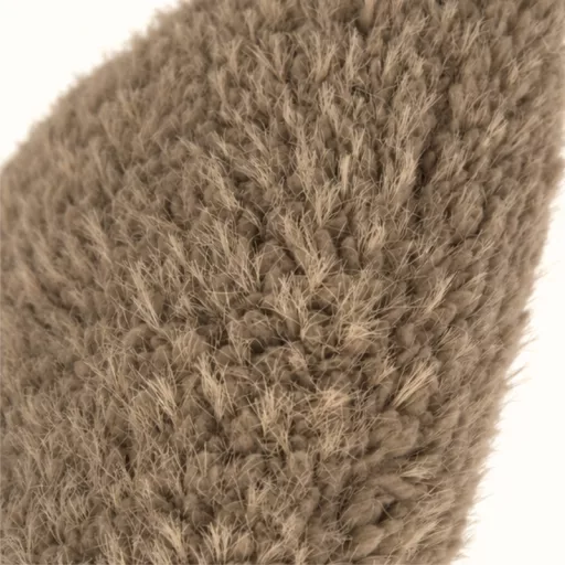 Plüss fenyő fa talpon 38cm barna