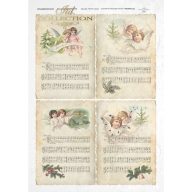 Rizspapír A4 – decoupage technikához – Rizspapírok, kartonok, egyéb papírok #R0186