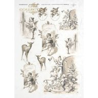 Rizspapír A4 – decoupage technikához – Rizspapírok, kartonok, egyéb papírok #R0197