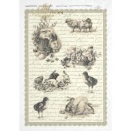 Rizspapír A4 – decoupage technikához – Rizspapírok, kartonok, egyéb papírok #R0267