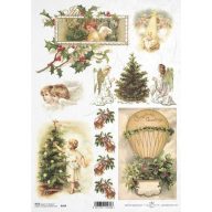 Rizspapír A4 – decoupage technikához – Rizspapírok, kartonok, egyéb papírok #R0454