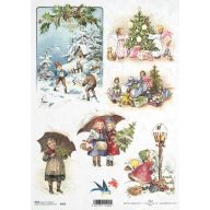 Rizspapír A4 – decoupage technikához – Rizspapírok, kartonok, egyéb papírok #R0455