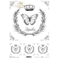 Rizspapír A4 – decoupage technikához – Rizspapírok, kartonok, egyéb papírok #R0518