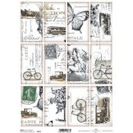 Rizspapír A4 – decoupage technikához – Rizspapírok, kartonok, egyéb papírok #R0543