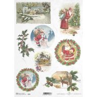 Rizspapír A4 – decoupage technikához – Rizspapírok, kartonok, egyéb papírok #R0583