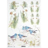 Rizspapír A4 – decoupage technikához – Rizspapírok, kartonok, egyéb papírok #R0653