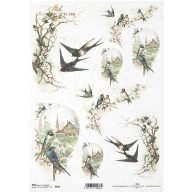 Rizspapír A4 – decoupage technikához – Rizspapírok, kartonok, egyéb papírok #R0671