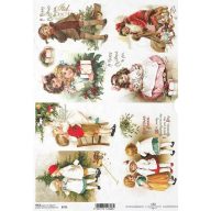 Rizspapír A4 – decoupage technikához – Rizspapírok, kartonok, egyéb papírok #R0775