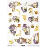 Rizspapír A4 – decoupage technikához – Rizspapírok, kartonok, egyéb papírok #R0827