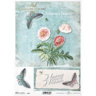 Rizspapír A4 – decoupage technikához – Rizspapírok, kartonok, egyéb papírok #R0985