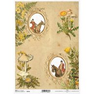 Rizspapír A4 – decoupage technikához – Rizspapírok, kartonok, egyéb papírok #R1035