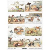 Rizspapír A4 – decoupage technikához – Rizspapírok, kartonok, egyéb papírok #R1071