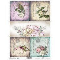 Rizspapír A4 – decoupage technikához – Rizspapírok, kartonok, egyéb papírok #R1123