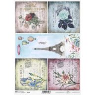 Rizspapír A4 – decoupage technikához – Rizspapírok, kartonok, egyéb papírok #R1124