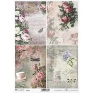 Rizspapír A4 – decoupage technikához – Rizspapírok, kartonok, egyéb papírok #R1158