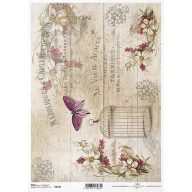 Rizspapír A4 – decoupage technikához – Rizspapírok, kartonok, egyéb papírok #R1186