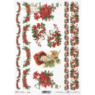 Rizspapír A4 – decoupage technikához – Rizspapírok, kartonok, egyéb papírok #R1278