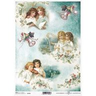 Rizspapír A4 – decoupage technikához – Rizspapírok, kartonok, egyéb papírok #R1303