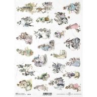 Rizspapír A4 – decoupage technikához – Rizspapírok, kartonok, egyéb papírok #R1331