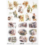 Rizspapír A4 – decoupage technikához – Rizspapírok, kartonok, egyéb papírok #R1332