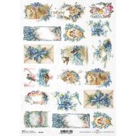 Rizspapír A4 – decoupage technikához – Rizspapírok, kartonok, egyéb papírok #R1343